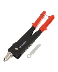 Купить Заклепочник BARTEX 255 мм, 2.4-3.2-4-4.8 мм, усиленный, поворотный, 90, D0730/HR4002 138314  в E-mobi