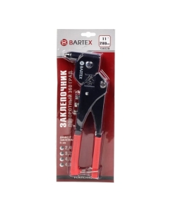 Купить Заклепочник BARTEX 280 мм, 2.4-3.2-4-4.8 мм, усиленный, поворотный, 360, D0721А/HR3000 138328  в E-mobi
