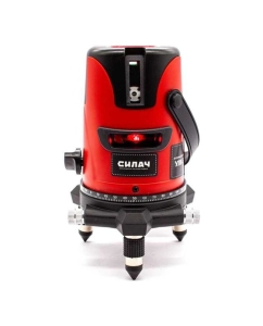 Купить Уровень лазерный СИЛАЧ 5 линий красные, кейс, самовыр. 3-5 сек. УЛК-5 (1/10) 026339 в E-mobi