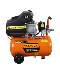 Купить Воздушный компрессор ВАРТЕХ КМ 24-240 (240л/мин,объем24л,1,8кВт,8бар,2850об/мин) (1/1) 022931  в E-mobi