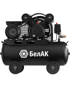 Купить Компрессор воздушный БелАК 490 л/мин, 50л - бак; 2,2 кВт; 10 Бар; двухпоршневой; ременной БАК.99289 в E-mobi
