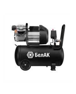 Купить Компрессор воздушный БелАК 460 л/мин (50л - бак; 2,2 кВт; 8 Бар; двухпоршневой; прямой привод) БАК.99287  в E-mobi