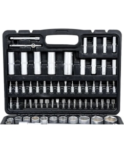 Купить Набор инструментов P.I.T. 108 предметов, 1/2" и 1/4", CrV MXT-108-SET  в E-mobi