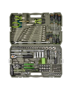 Купить Набор головок Дело Техники 1/4, 1/2 с инструментом, 167 предметов 620867  в E-mobi