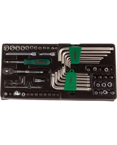 Купить Набор насадок, головок, шестигранников Hans ложемент 62шт TT-22  в E-mobi