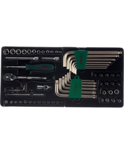 Купить Набор насадок, головок, шестигранников Hans ложемент 62шт TT-22  в E-mobi