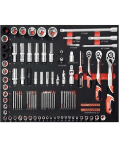 Купить Набор инструмента в ложементе YATO 93 предмета, YT-55280T1 39655280 1092 1 в E-mobi