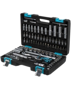 Купить Набор слесарных инструментов BARTEX 1/2, 1/4, 6-гранный, сталь, кейс, 94 пр 319902 в E-mobi