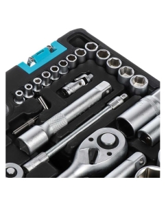 Купить Набор слесарных инструментов BARTEX 1/2, 1/4, 6-гранный, сталь, кейс, 94 пр 319902  в E-mobi