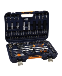 Купить Набор торцевых головок LIGE 1/2&1/4 6-гранный 112 предметов, в кейсе 1/3 LG-S1112 595189 в E-mobi