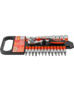 Купить Набор инструментов STARTUL 1/4 6 граней 28 предметов PRO-42814  в E-mobi