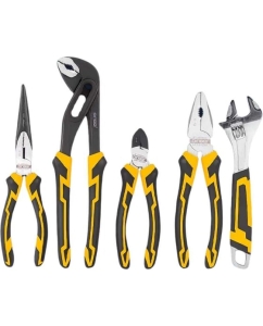 Купить Набор инструмента DINGQI плоскогубцы, тонкогубцы, бокорезы, клещи переставные, разводной ключ D22005 в E-mobi