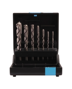 Купить Набор метчиков машинных VOLKEL M3-M12 HSSE DIN371/376 (+ сверла) 14пр V47835  в E-mobi