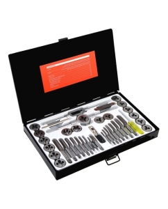 Купить Набор метчиков и плашек ЕРМАК 40 предметов в металлическом кейсе 637-005 в E-mobi