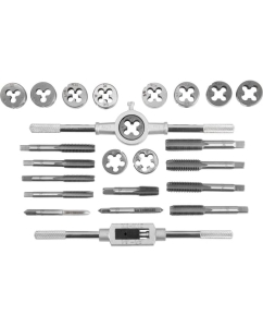 Купить Набор метчиков и плашек AV Steel 24 предметов, 1/4"-1/2", в металлическом кейсе AV-921209  в E-mobi