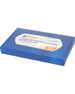 Купить Набор метчиков и плашек метрический LIGE 40пр. LG-S1018 844144  в E-mobi