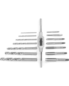 Купить Набор сверл и метчиков Политех 15 предметов в металлической коробке 4515007 в E-mobi