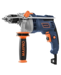 Купить Дрель ударная MAX-PRO 850 Вт, 0-3000 об/мин, ключевой патрон 1,5-13 мм, 2,4 кг, антивибрационная ручка, меалл. корпус редуктора, резиновые вставки, ко 85068 в E-mobi