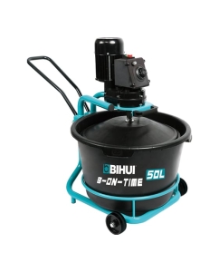 Купить Миксер строительный с ёмкостью BIHUI 65л на колесах с таймером, 750Вт, арт. MMWT65 в E-mobi