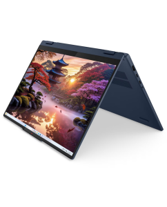 Купить Ноутбук Lenovo IdeaPad 5 2in1 16AKP10 (83KU0013US-Win11)Ryzen AI 7 350 16Gb SSD 1Tb AMD Radeon 860M Graphics 16 WUXGA IPS TS Cam 57ВтчKBD RUENG Синий  в E-mobi