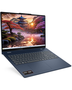 Купить Ноутбук Lenovo IdeaPad 5 2in1 16AKP10 (83KU0013US-Win11)Ryzen AI 7 350 16Gb SSD 1Tb AMD Radeon 860M Graphics 16 WUXGA IPS TS Cam 57ВтчKBD RUENG Синий  в E-mobi