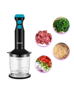 Купить Погружной блендер Kitfort КТ-3041-3 Black/Blue  в E-mobi