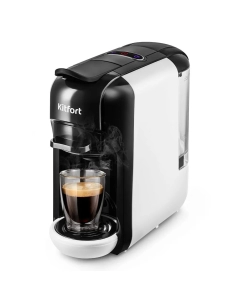 Купить Кофемашина капсульного типа Kitfort KT-7546 белый; черный в E-mobi