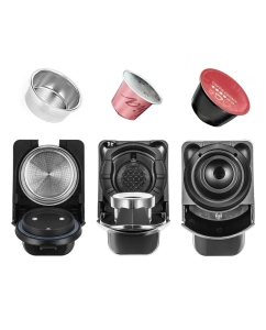 Купить Кофемашина капсульного типа Kitfort KT-7546 белый; черный  в E-mobi