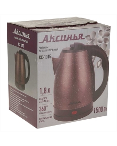 Купить Чайник электрический АКСИНЬЯ КС-1015 1.8 л коричневый  в E-mobi