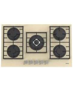 Купить Встраиваемая варочная панель газовая Korting HGG 9835 CTB бежевый в E-mobi
