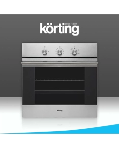 Купить Встраиваемый газовый духовой шкаф Korting OGG 541 CFX серебристый в E-mobi