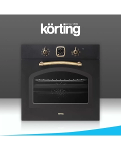Купить Встраиваемый электрический духовой шкаф Korting OKB 481 CRN черный в E-mobi