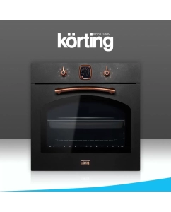 Купить Встраиваемый электрический духовой шкаф Korting OKB 481 CRCN черный в E-mobi