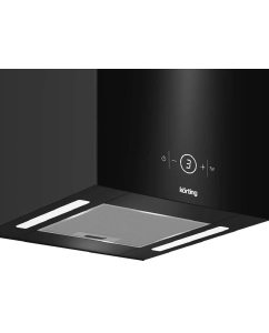 Купить Вытяжка островная Korting KHA 40828 GN черный  в E-mobi