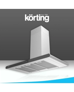 Купить Вытяжка настенная Korting KHC 9958 XGN серебристая, черная в E-mobi