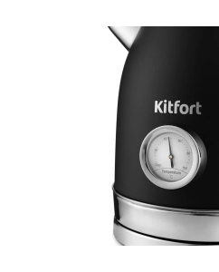 Купить Чайник электрический Kitfort KT-6102-1 1.7 л черный, серебристый  в E-mobi