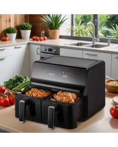 Купить Аэрогриль Kitfort КТ-2265 черный  в E-mobi