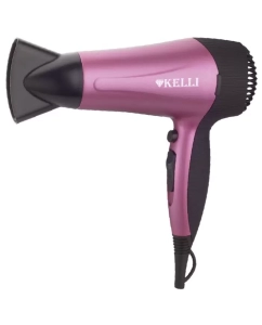 Купить Фен KELLI KL-1109 2 000 Вт фиолетовый, черный в E-mobi