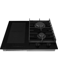 Купить Встраиваемая варочная панель комбинированная Hiberg i-VM 6021 B черный  в E-mobi