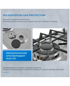 Купить Газовая варочная панель Zugel ZGH292X  в E-mobi