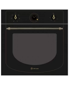 Купить Встраиваемый электрический духовой шкаф De Luxe 6006.05 эшв-062 черный в E-mobi