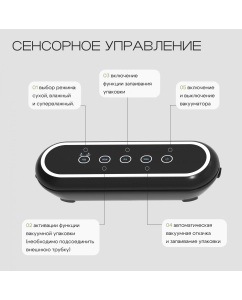 Купить Вакуумный упаковщик RageX R2201-000 черный  в E-mobi