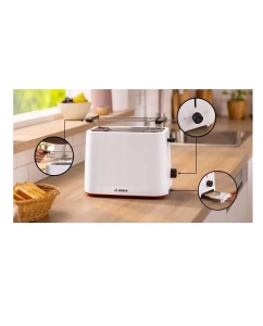 Купить Тостер Bosch TAT3M121 белый  в E-mobi