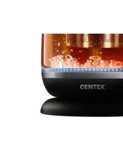 Купить Чайник электрический Centek CT-0017 2 л черный, прозрачный  в E-mobi