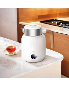 Купить Чайник электрический Kitfort КТ-6724 1.5 л белый  в E-mobi