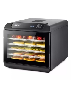 Купить Сушилка для овощей и фруктов Kitfort KT-1905 Black в E-mobi