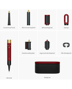 Купить Мультистайлер Dyson HS08 Airwrap ID Red Velvet/Gold, красный, золотой  в E-mobi