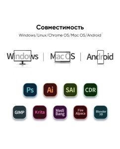 Купить Графический планшет XP-Pen Deco 01 V3 черный  в E-mobi