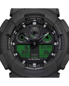 Купить Японские наручные часы Casio G-SHOCK GA-100BEG-1A с хронографом  в E-mobi