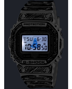 Купить Японские наручные часы Casio G-SHOCK DW-5600JV-7 с хронографом  в E-mobi